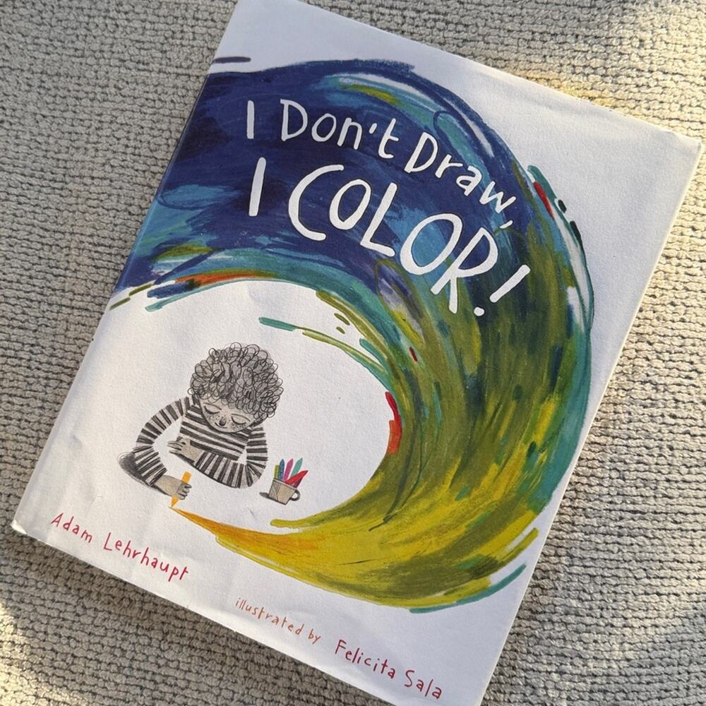 3/$25 🪩 I Don’t Draw I Color Hardcover Picture Book | Social Emotional Book